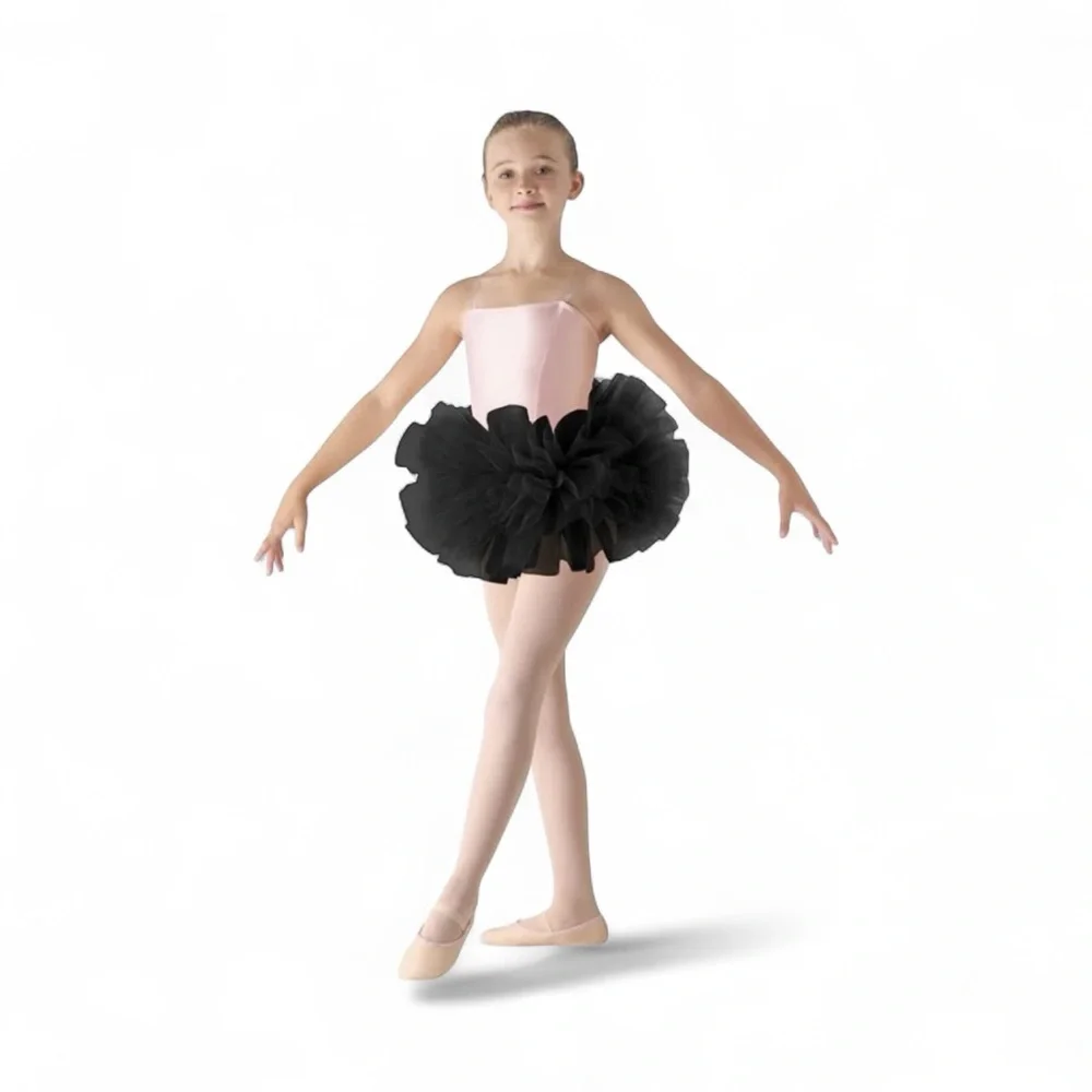 Girls Stretch Waist Dance Bando Tutu Size Medium (7/8)